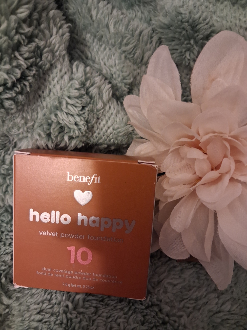 Benefit Hello Happy Velvet Powder Foundation - Warm Bronze (Shade 10)
